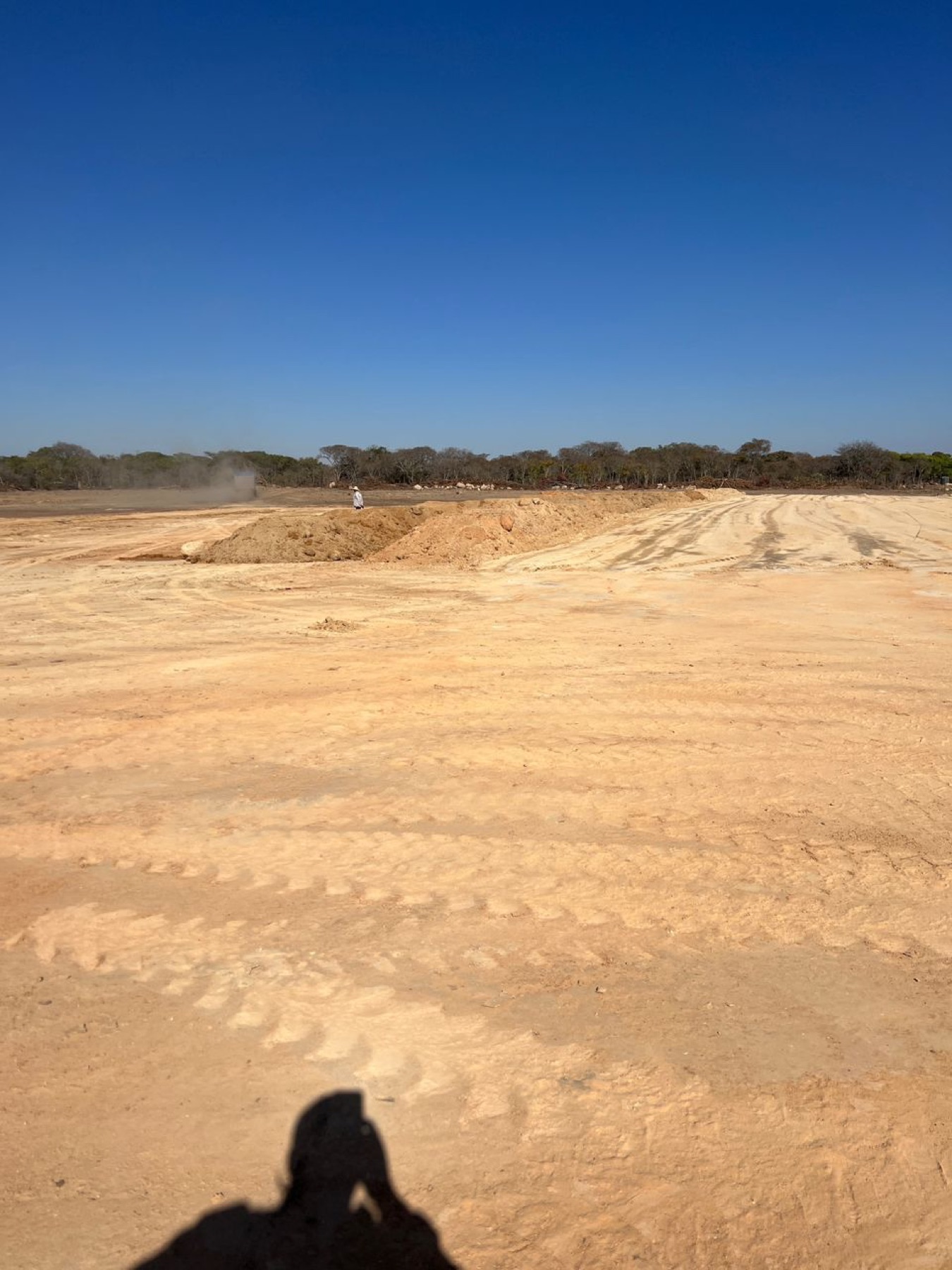 Land clearing in progress